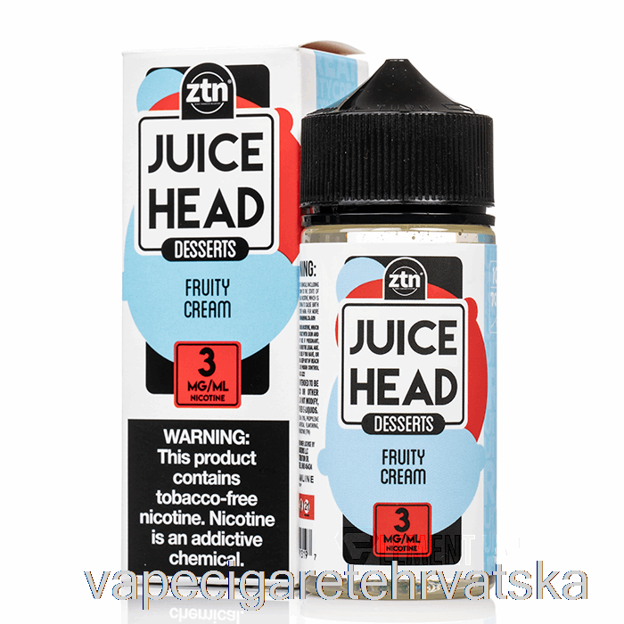 Vape Hrvatska Fruity Cream - Juice Head - 100ml 3mg